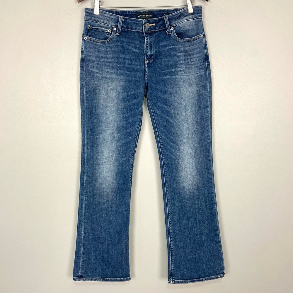 Lucky Brand Lolita Bootcut Jeans Women’s Size 10 Mid Rise Faded Stretch Denim